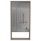 Tuhome Mariana Medicine Cabinet, One External Shelf, Single Door Mirror Two Internal Shelves, Light Gray GLZ5555 - alternate 5
